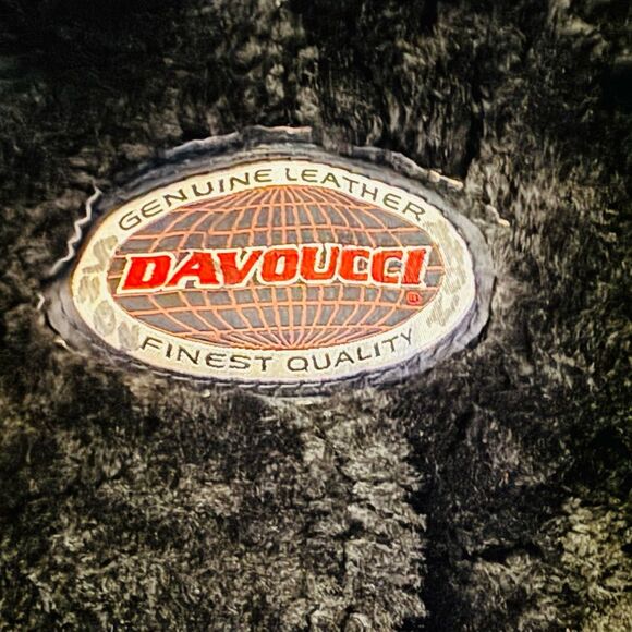 DAVOUCCI vintage leather & suede black coat measurements in pictures-No Size - Picture 9 of 13